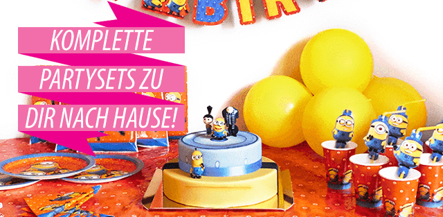 Partyset für Kindergeburtstag und Motto-Party