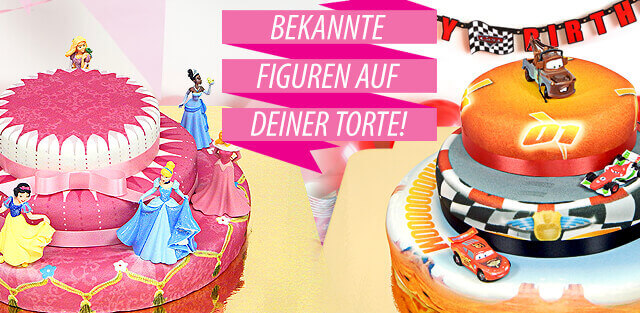 Torte mit Comic-Figuren online bestellen