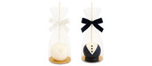 5x Braut & 5x Bräutigam (Vanille- & Schoko-Cake-Pops)