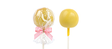 Vanille Cake-Pops Gelb