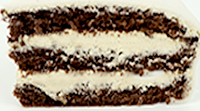 Schokokuchen mit Karamellfüllung
