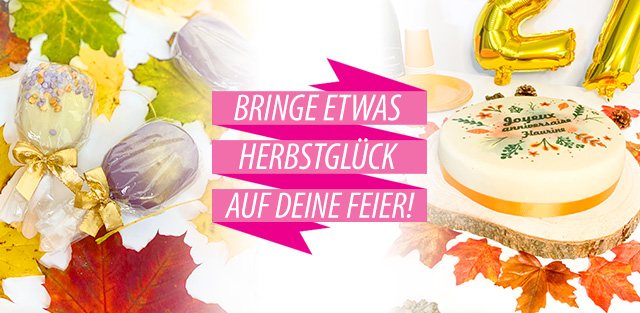 Herbstliche Torten online zu bestellen