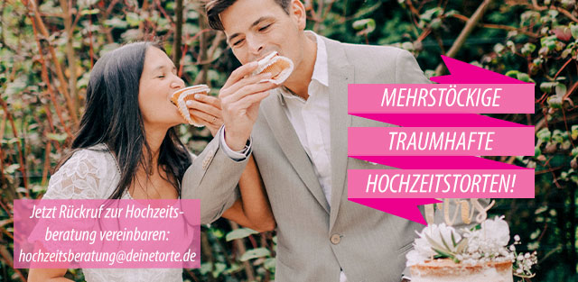 Mehrstöckige Hochzeitstorten