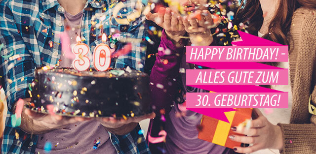 30. Geburtstag Torten