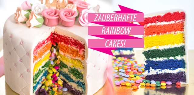 Regenbogenkuchen