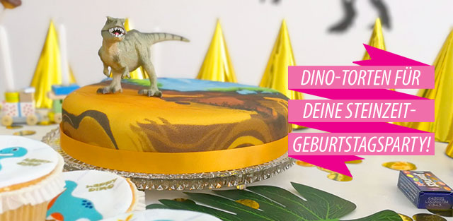 Dino-Torten zum Geburtstag