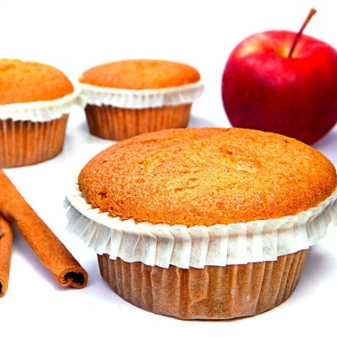 Apfel-Zimt-Muffins, 9 Stück