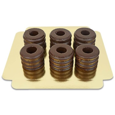 6er Set Baumkuchen Zartbitter