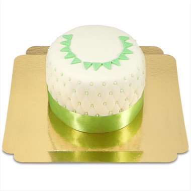 Happy Birthday Deluxe Torte - GRÜN - Doppelte Höhe