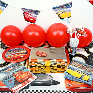 Partyset Cars - inkl. Torte