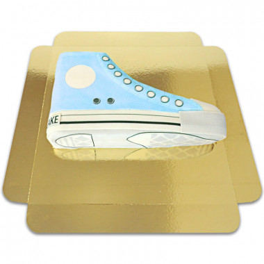 Blaue Sneaker-Torte