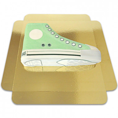 Grüne Sneaker-Torte