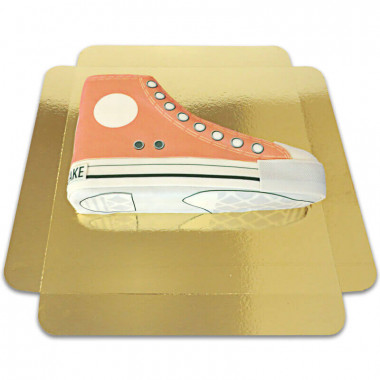 Orange Sneaker-Torte