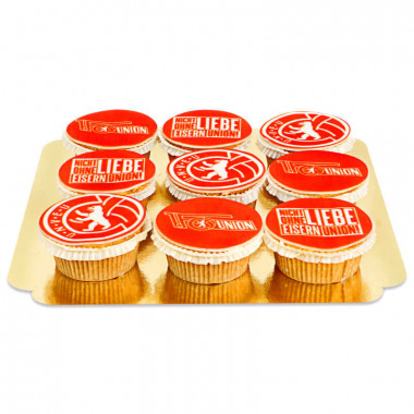 1. FC Union Berlin - Cupcakes mit Logo (9 Stück)