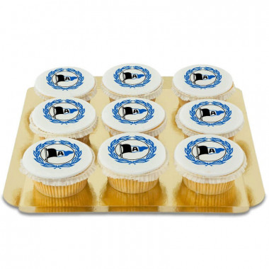 Arminia Bielefeld Cupcakes, 9 Stück
