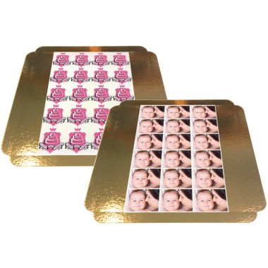 Foto-Törtchenaufleger - 3 x 3 cm