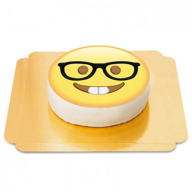 Nerd Emoji-Torte 