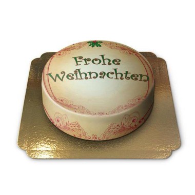 Frohe Weihnachten Torte