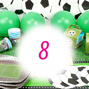 Partyset Fussball für 8 Personen - ohne Torte