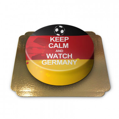 Keep Calm and Watch Germany-Torte