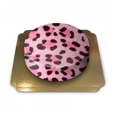 Pinke Leopard-Muster Torte