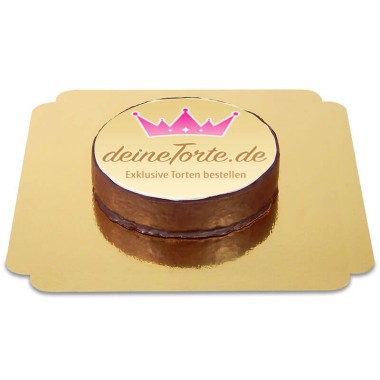 Sachertorte mit Logo - 18 cm