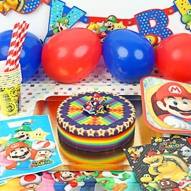 Super Mario Partyset inkl. Torte