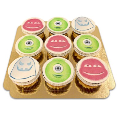 Monster-Cupcakes, 9 Stück