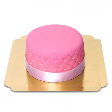 Pinke Deluxe-Torte - doppelte Höhe