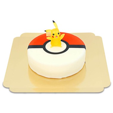 Pokémon®-Figur auf Spielball-Torte