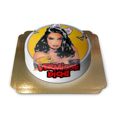 Sexy Vermisse Dich Torte 