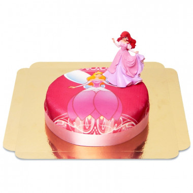 Prinzessin-Torte mit Arielle Figur