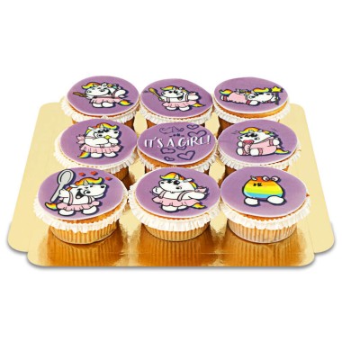 Pummeleinhorn - It's a girl Cupcakes (12 Stück)