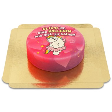 Pummeleinhorn Kolleginnenglück-Torte