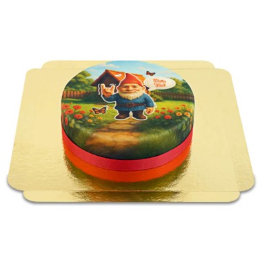 Rock 'n' Roll Gartenzwerg-Torte