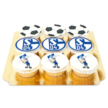 FC Schalke 04 Cupcakes MIX (9 Stück)