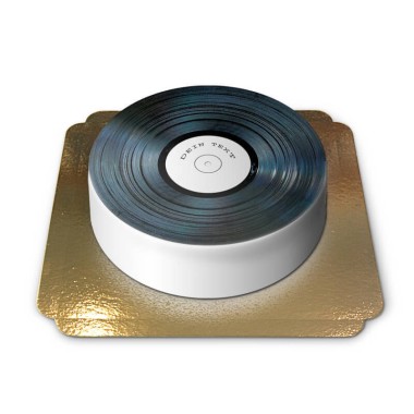 Schallplatten Torte