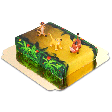 Simba®, Timon & Pumba® auf Dschungel-Torte