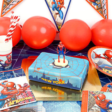 Spiderman Partyset inkl. Torte