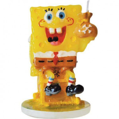 SpongeBob Tortenkerze