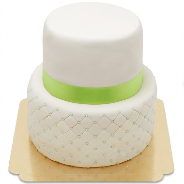 Happy Birthday Deluxe Torte zweistöckig - verschiedene Farben