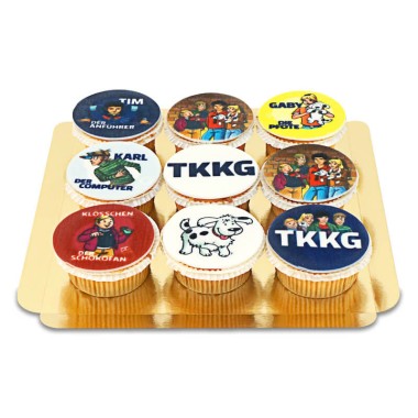 TKKG Cupcakes (9 Stück)