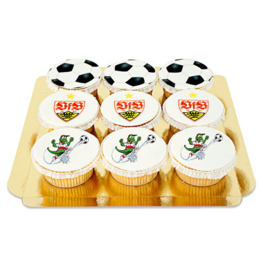 VfB Stuttgart Cupcakes MIX (9 Stück)