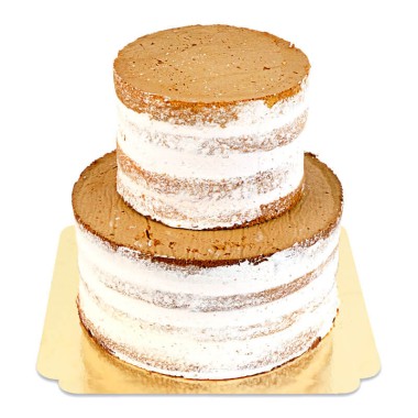 Naked Cake Vanille 2-stöckig