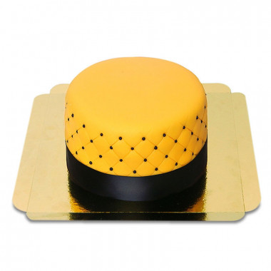 Gelbe Deluxe Torte - doppelte Höhe