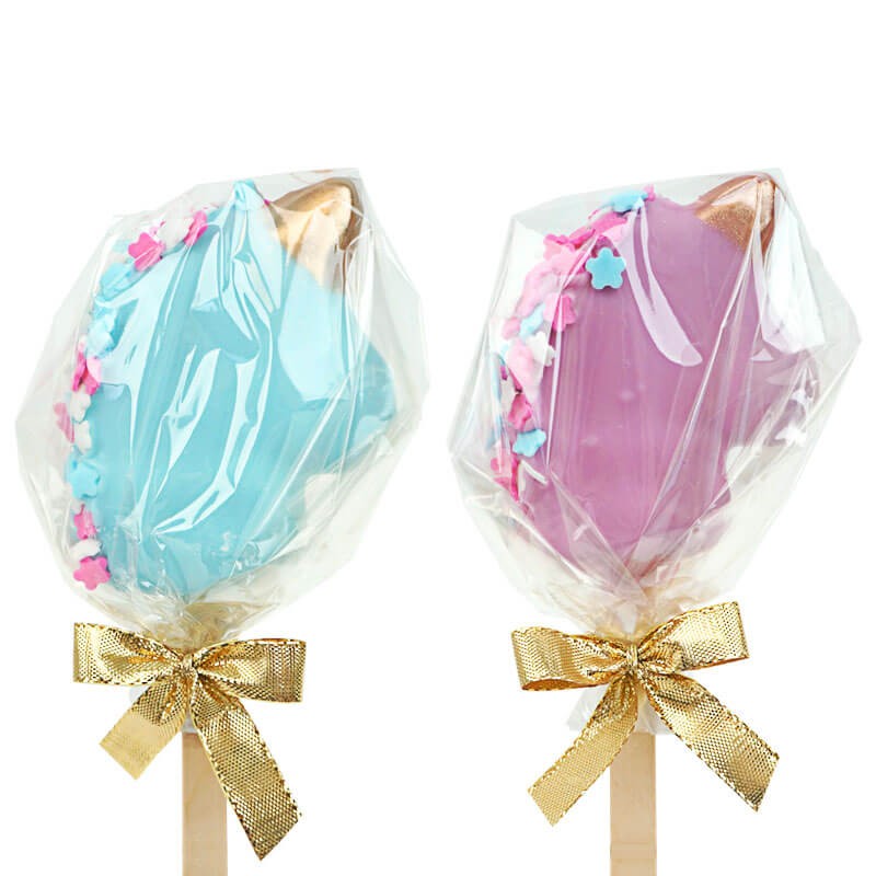 Bunte Einhorn-Cake-Pops (10 Stück)