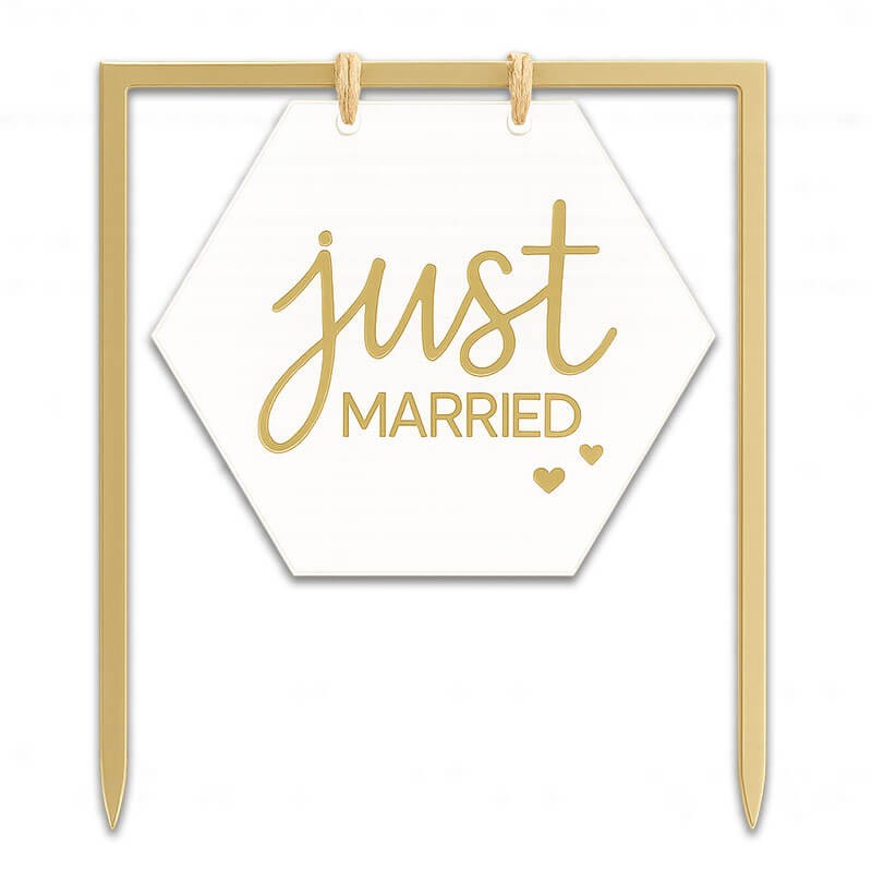 Cake Topper Just Married