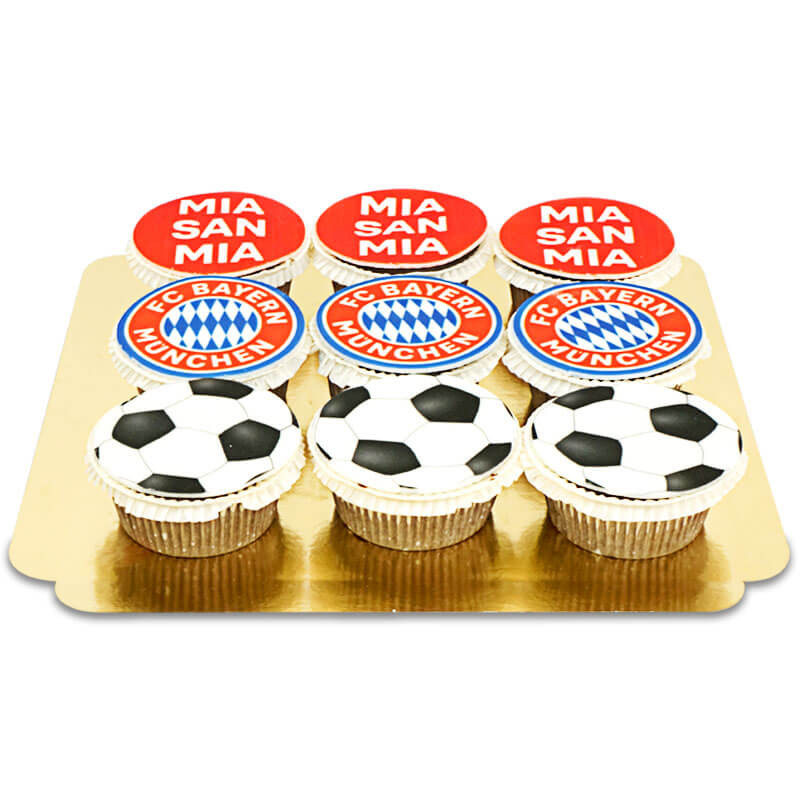 FC Bayern München Cupcakes-Mix (9 Stück)
