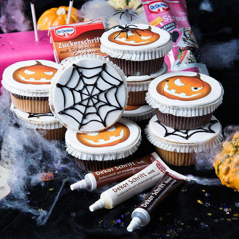 Dr. Oetker Halloween-Cupcakes Dekoren