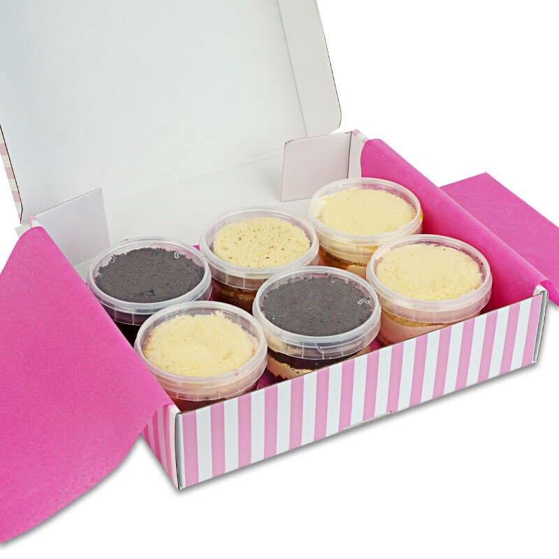Geschmacksprobe Naked Cake (6er Set)
